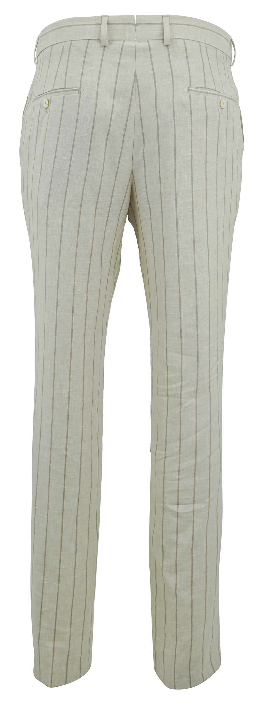 Hugo Boss Striped Trousers in Tan - Discounts on Hugo Boss at UAL