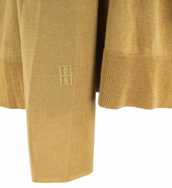 By Malene Birger Merrie Tie Neck Top in Beige - Discounts on By Malene Birger at UAL