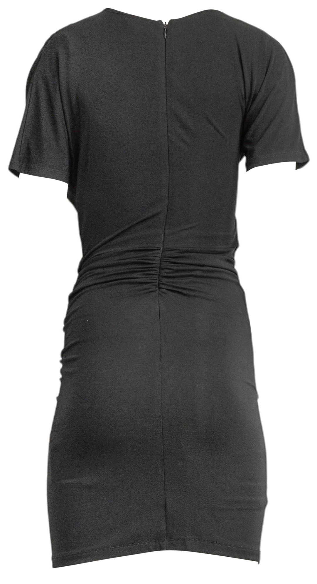 Simkhai Kiko Gathered Knit Mini Dress in Black - Discounts on Jonathan Simkhai at UAL
