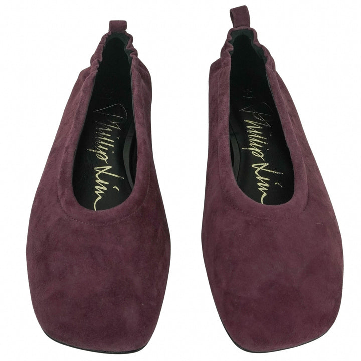 3.1 Phillip Lim Stretch Ballet Flat in Aubergine - Discounts on Phillip Lim at UAL