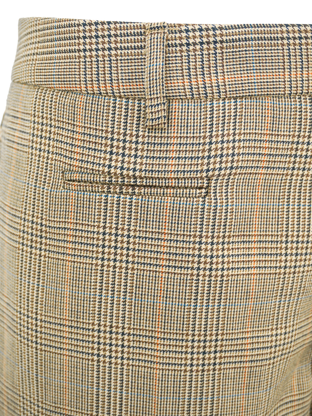 R13 Tuxedo Trousers in Brown Plaid - Discounts on R13 at UAL