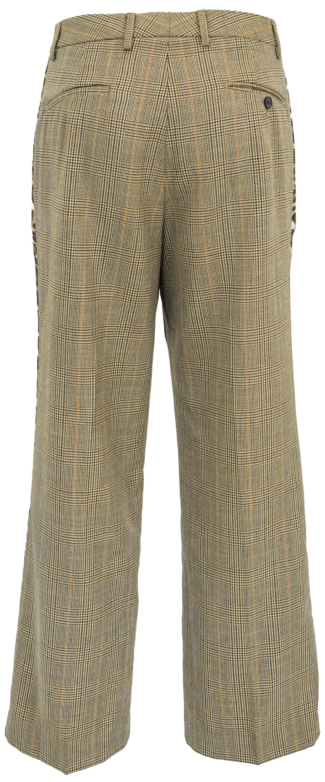 R13 Tuxedo Trousers in Brown Plaid - Discounts on R13 at UAL