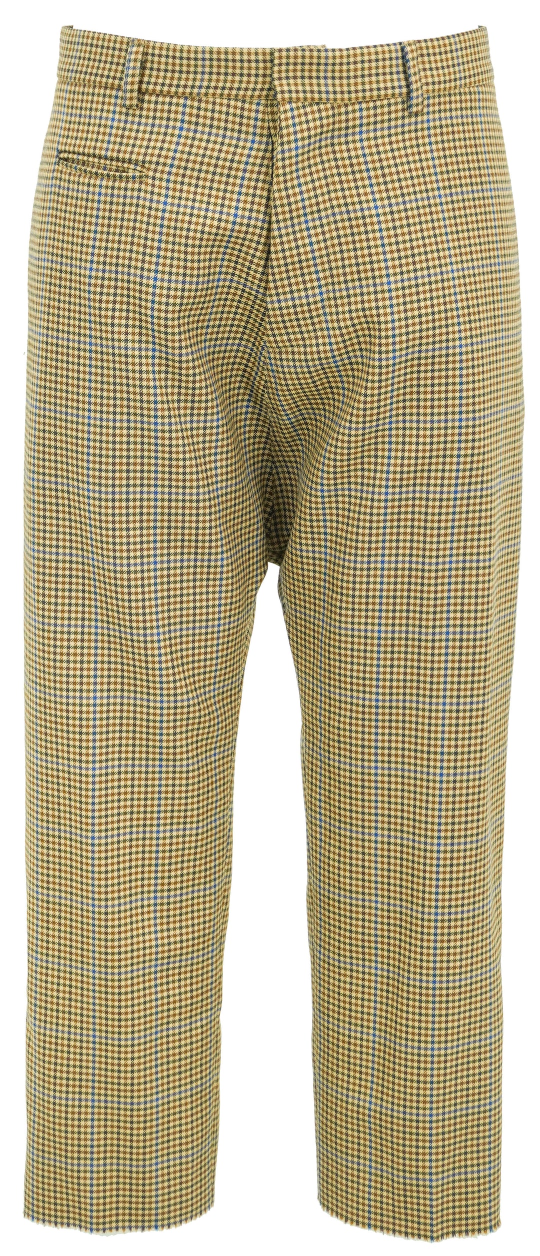 R13 Tailored Drop Trouser in Brown Plaid - Discounts on R13 at UAL