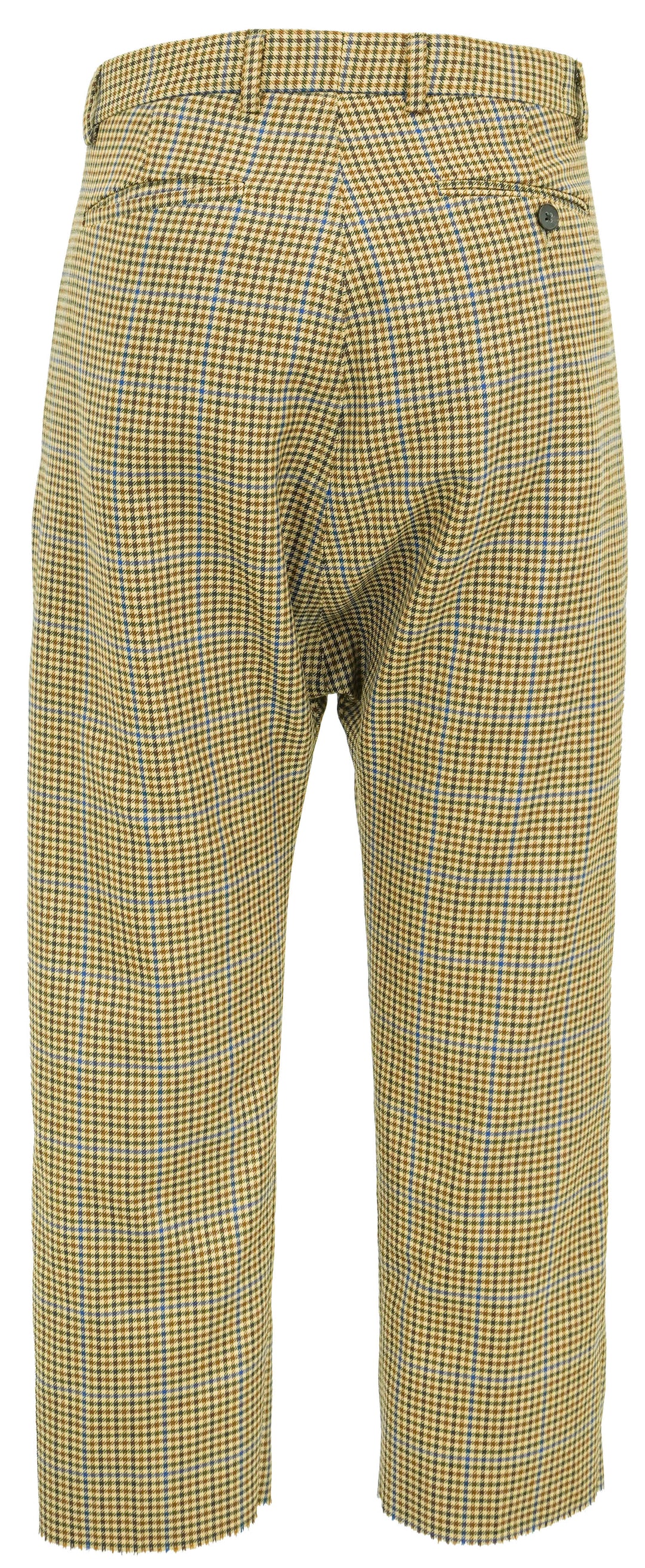 R13 Tailored Drop Trouser in Brown Plaid - Discounts on R13 at UAL