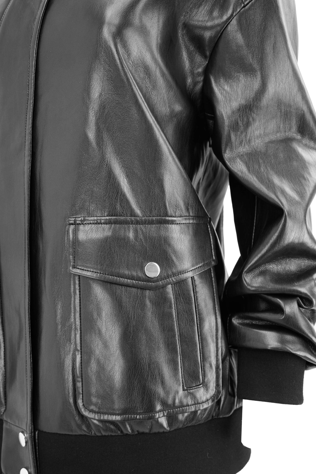 Generation Love Axel Vegan Leather Jacket in Black - Discounts on Generation Love at UAL