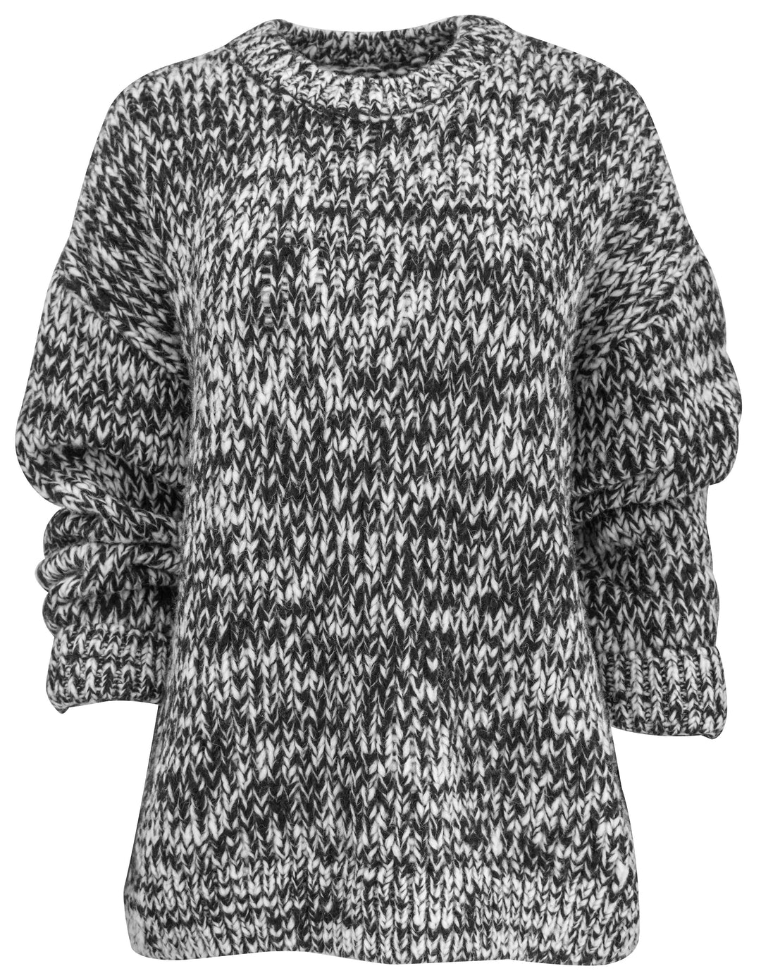 Anine Bing Oversized Sweater in Black/White - Discounts on Anine Bing at UAL