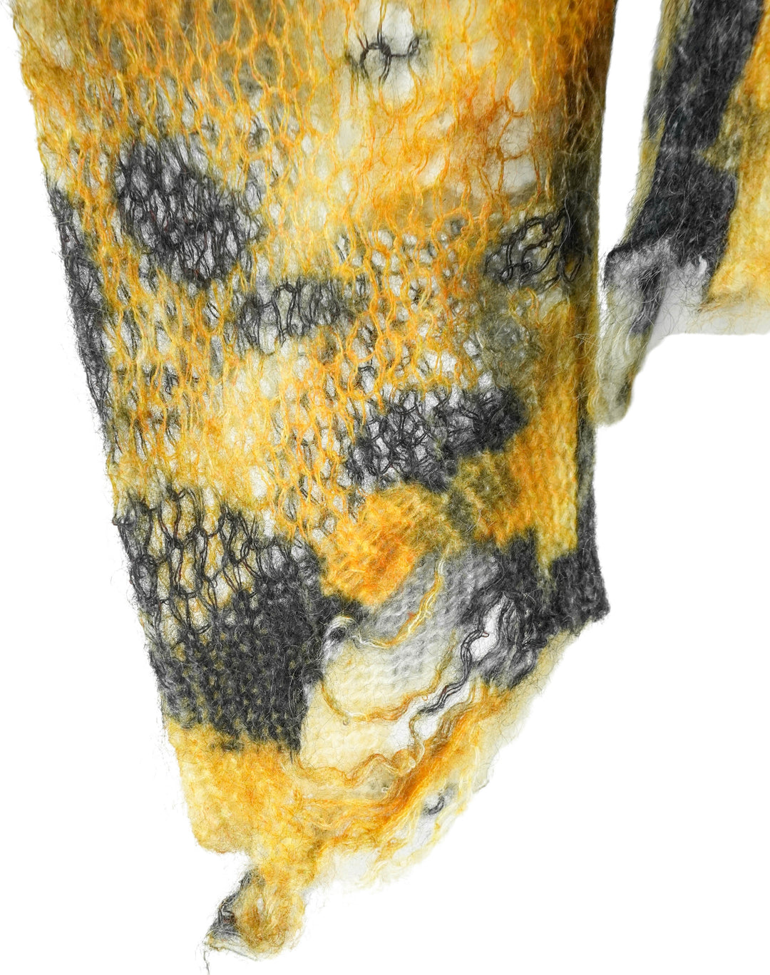 R13 Distressed Boyfriend Sweater in Leopard Print - Discounts on R13 at UAL