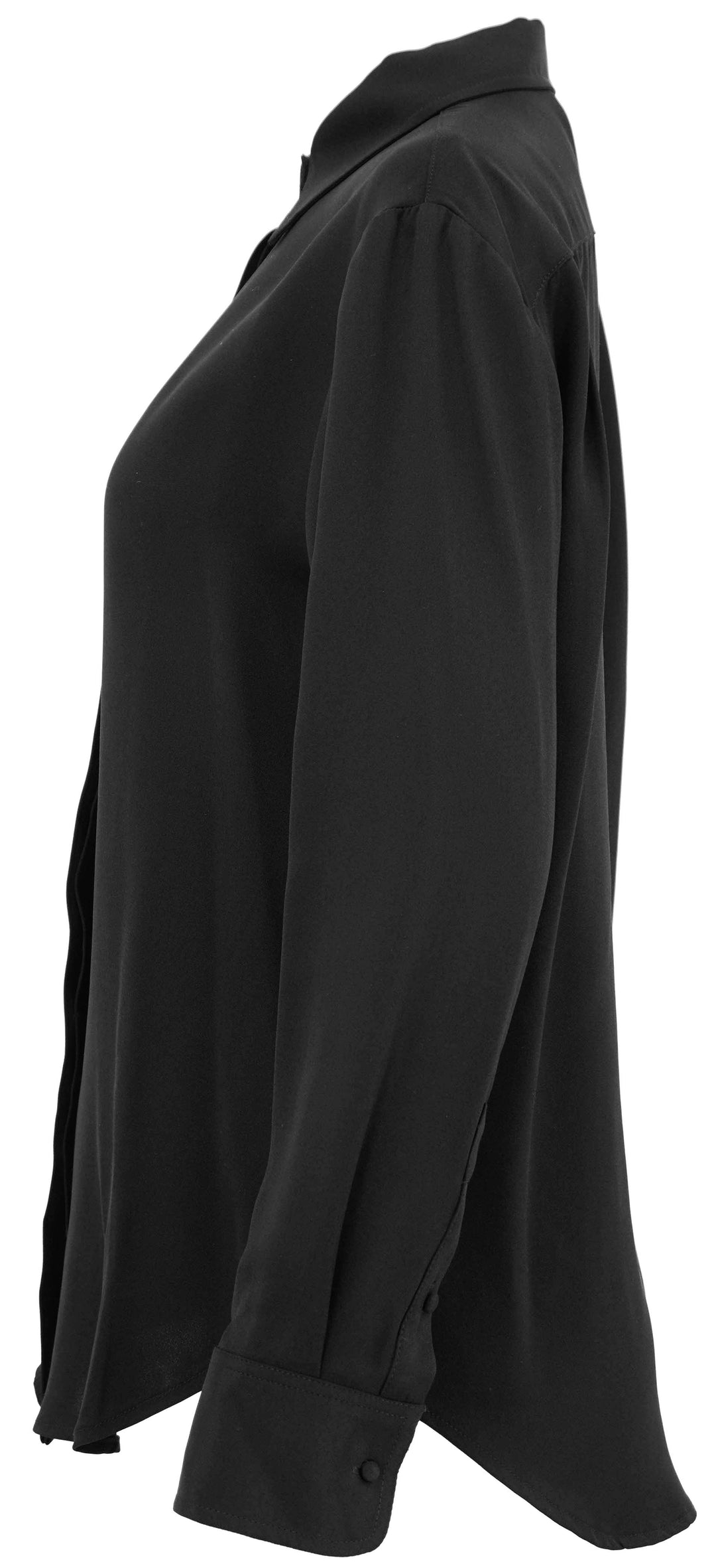 Brandon Maxwell Spence Button Down in Black - Discounts on Brandon Maxwell at UAL