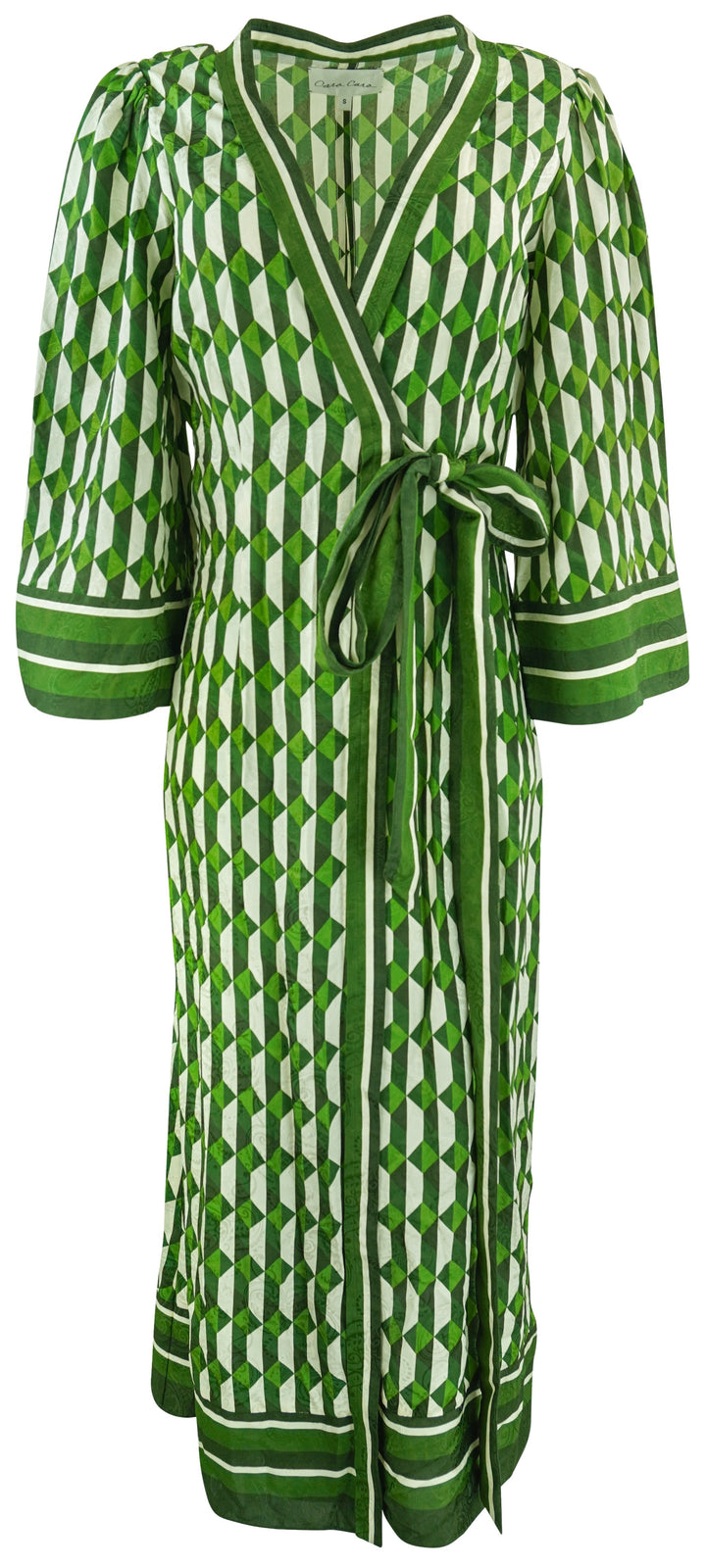 Cara Cara Le Tile Printed Dress in Green