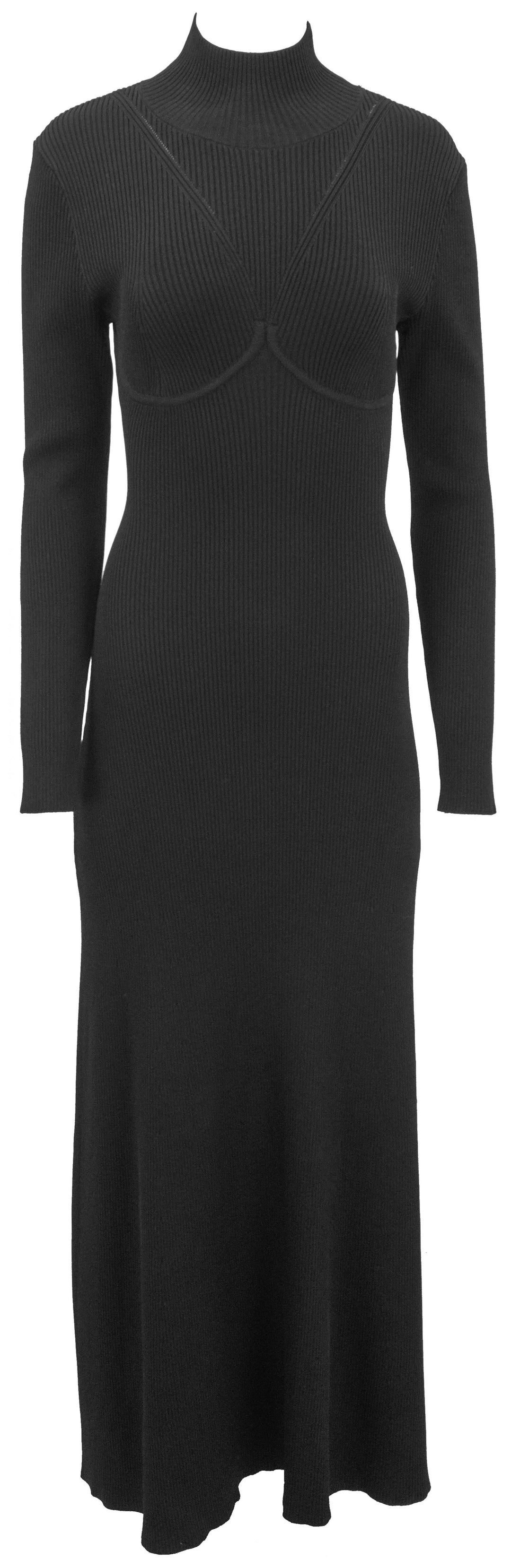 Staud Obsidian Dress in Black - Discounts on Staud at UAL