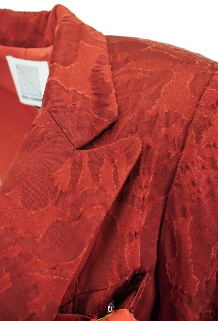 Rosie Assoulin Emerald City Blazer in Wool Burn Out - Discounts on Rosie Assoulin at UAL