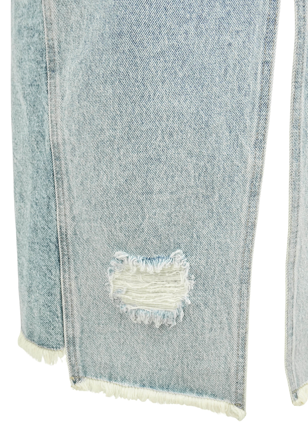 Holzweiler Louise Long Denim Skirt in Light Blue - Discounts on Holzweiler at UAL