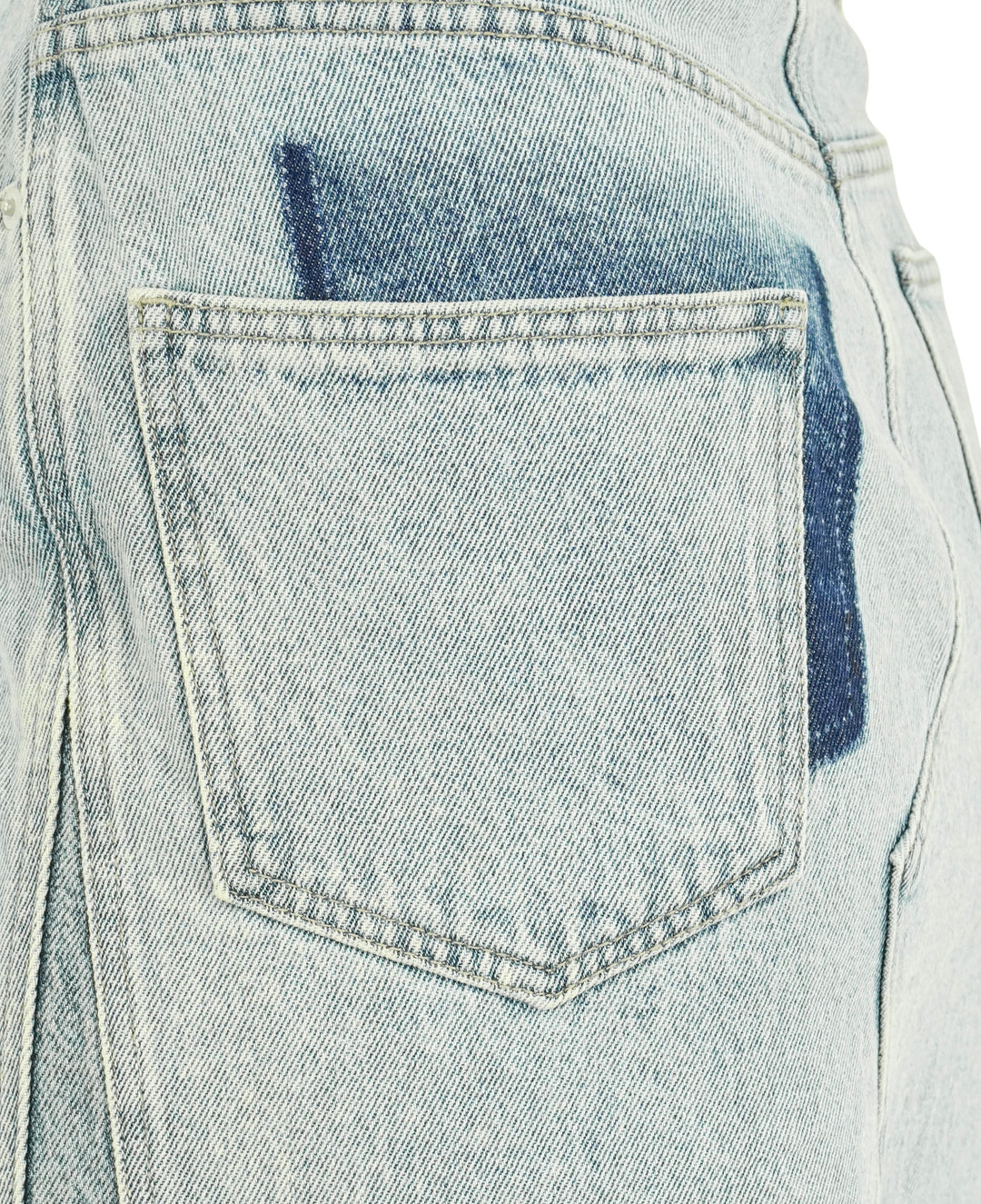 Holzweiler Louise Long Denim Skirt in Light Blue - Discounts on Holzweiler at UAL