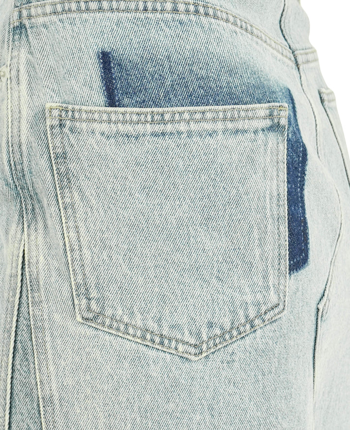 Holzweiler Louise Long Denim Skirt in Light Blue - Discounts on Holzweiler at UAL