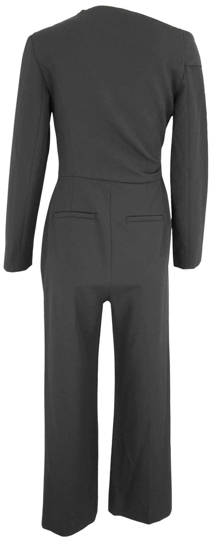 A.L.C. Skyla Asymmetric Wrap Jumpsuit in Black - Discounts on A.L.C. at UAL