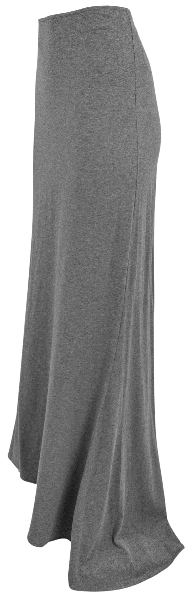 PLAN C A-Line Jersey Skirt in Granite - Discounts on PLAN C at UAL