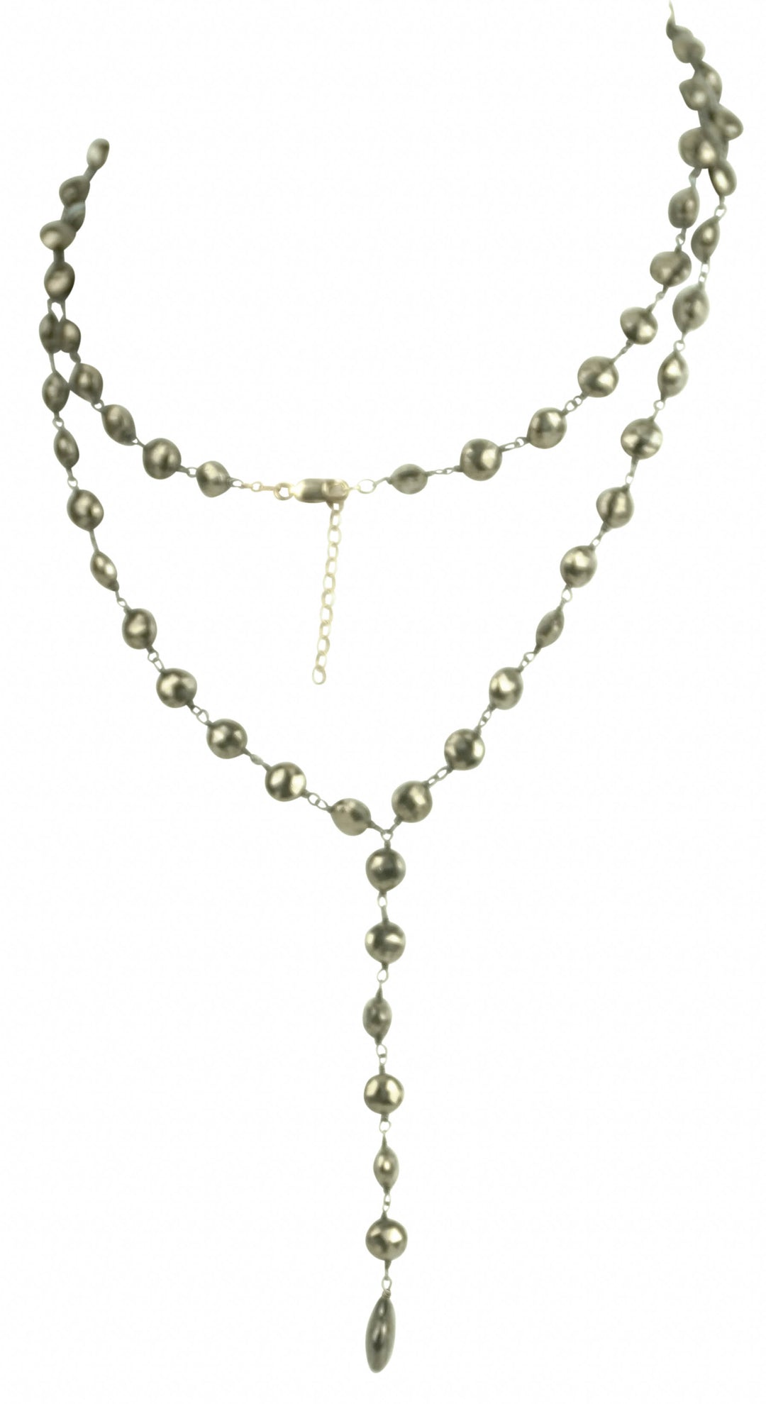 Ela Rae Yaeli Necklace in Pyrite and Labradorite - Discounts on Ela Rae at UAL