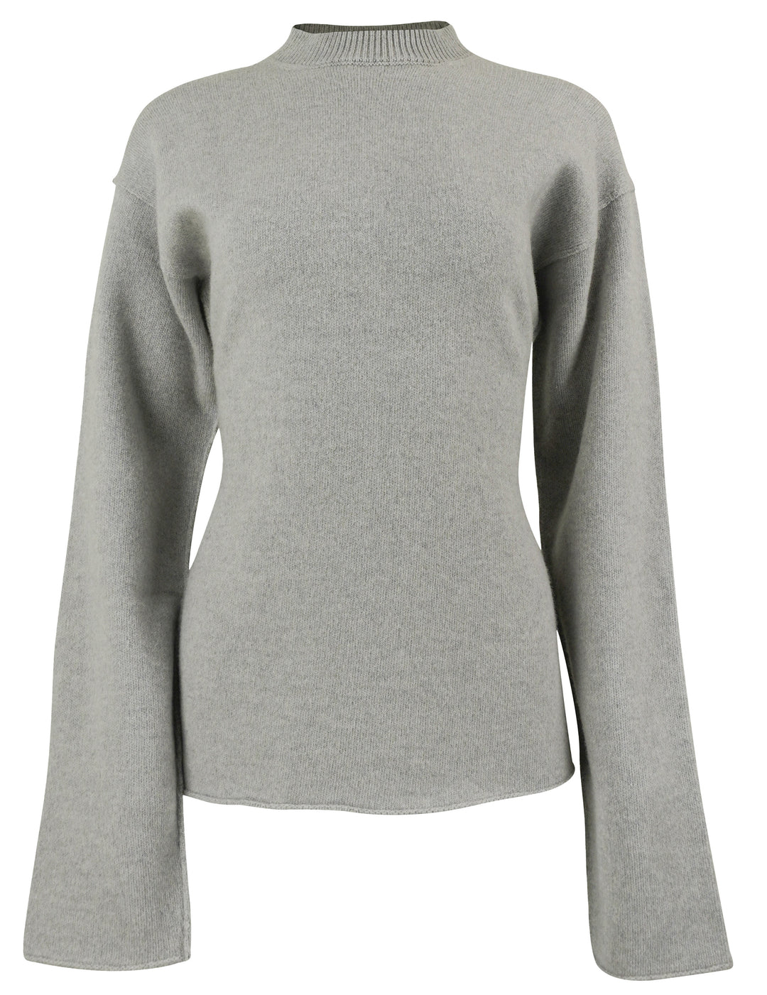 Sofie D'Hoore Memling Wool Sweater in Grey Melange - Discounts on Sofie D'Hoore at UAL