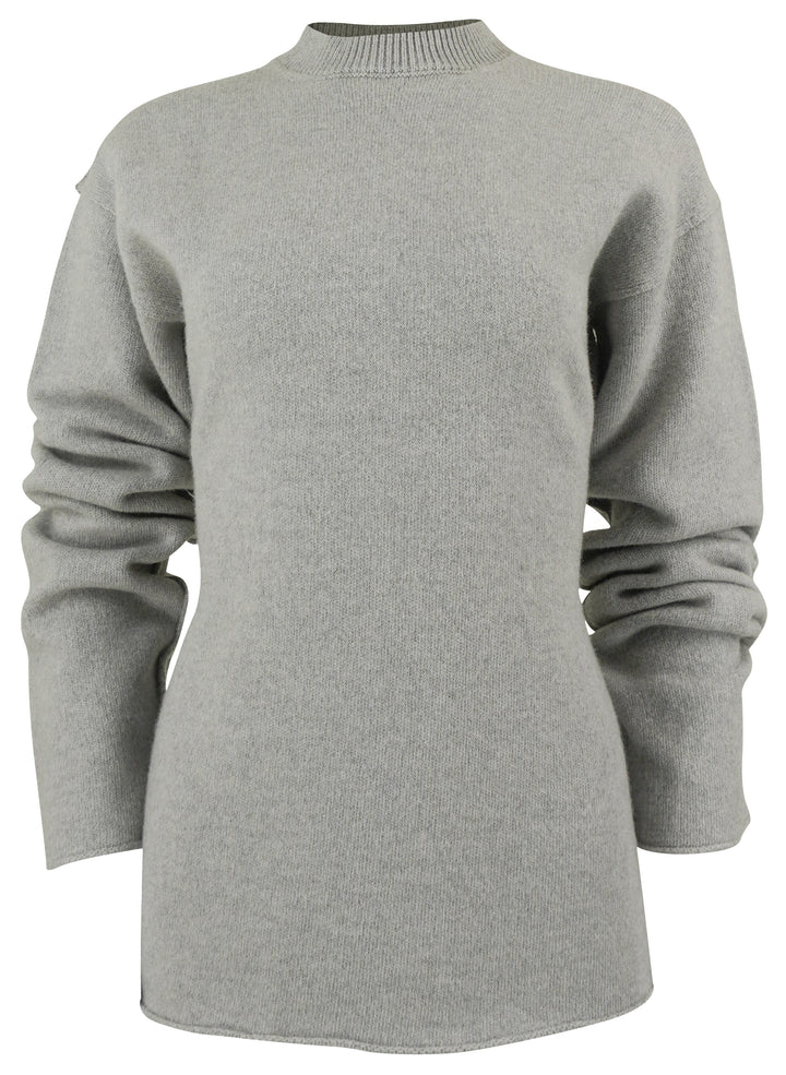 Sofie D'Hoore Memling Wool Sweater in Grey Melange - Discounts on Sofie D'Hoore at UAL