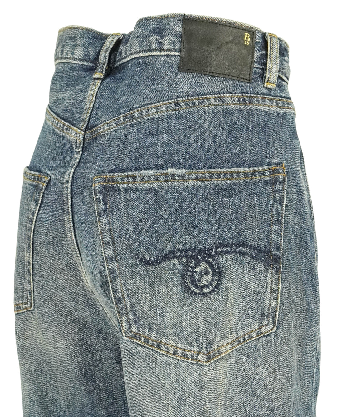 R13 Wayne Jean in Dawson Blue - Discounts on R13 at UAL