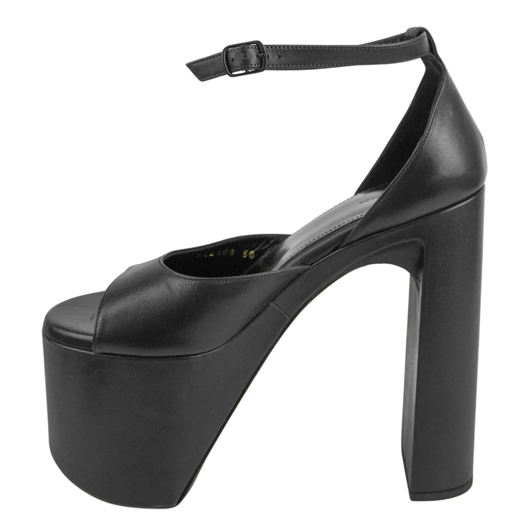 Balenciaga Camden Platform Sandals in Black - Discounts on Balenciaga at UAL