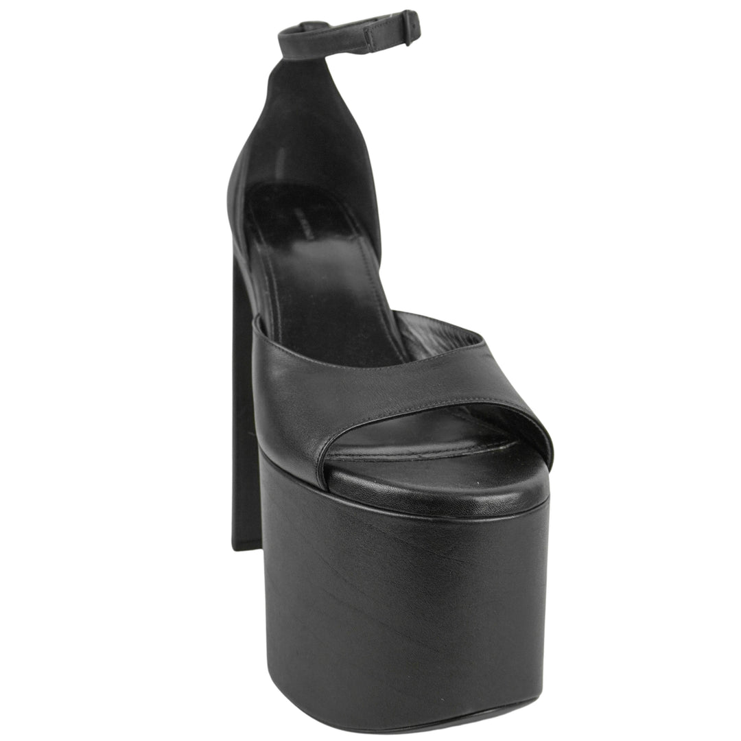 Balenciaga Camden Platform Sandals in Black - Discounts on Balenciaga at UAL