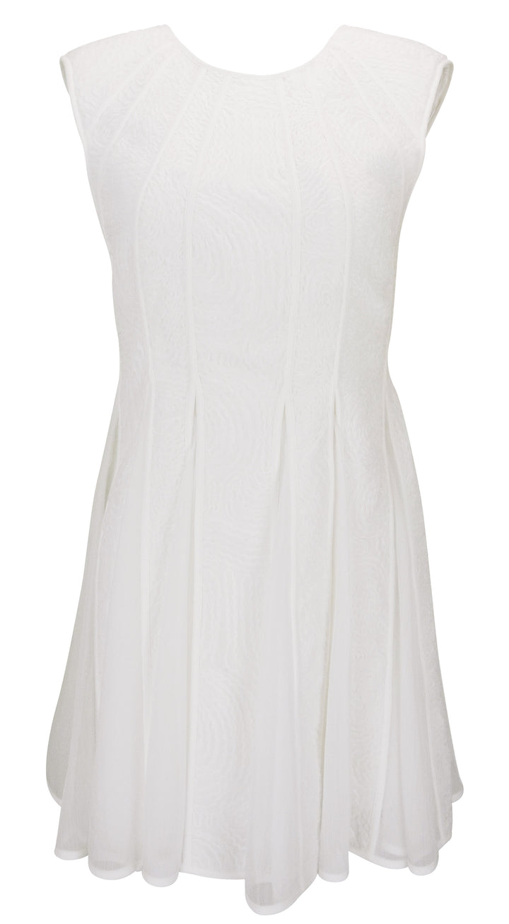 Aje. Soleil Mini Dress in Off-White
