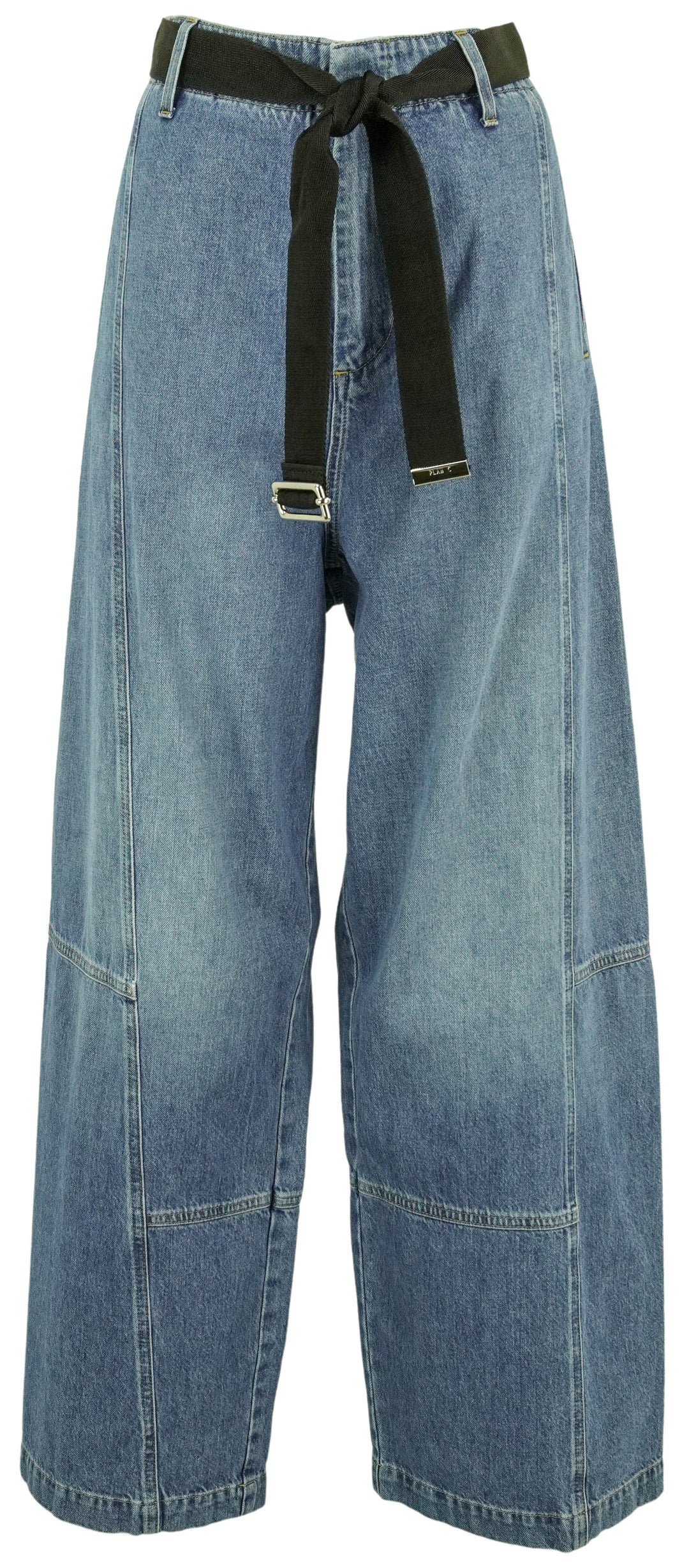 PLAN C Denim Trousers in Indigo - Discounts on PLAN C at UAL