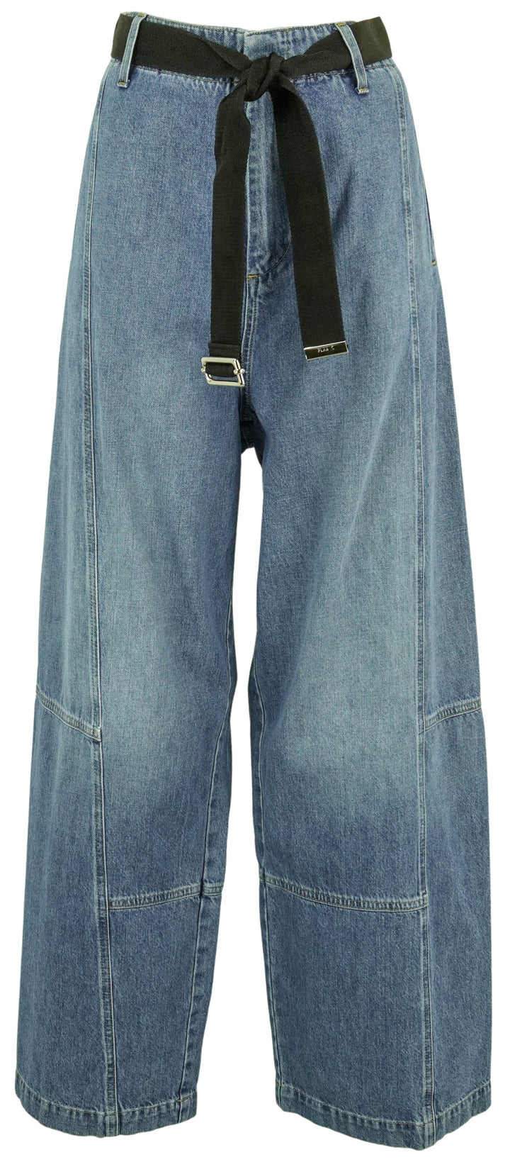 PLAN C Denim Trousers in Indigo - Discounts on PLAN C at UAL