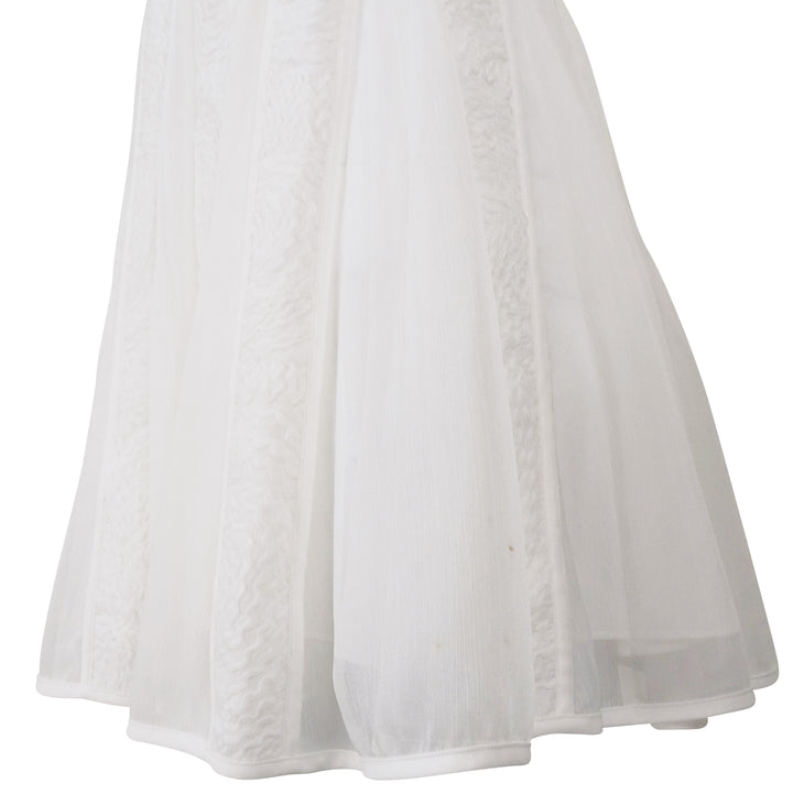 Aje. Soleil Mini Dress in Off-White