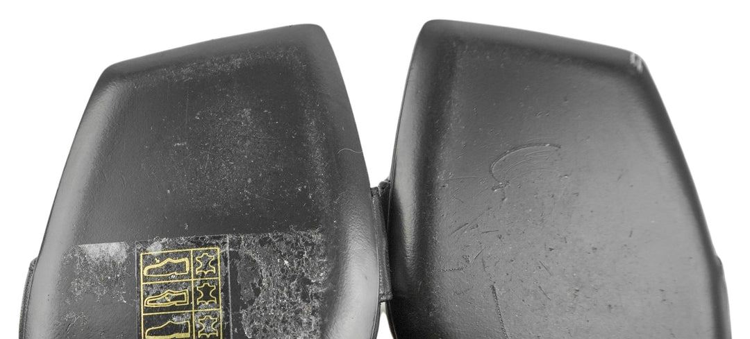 Palm Angels Logo Band Sandals in Black and White - Discounts on Palm Angels at UAL