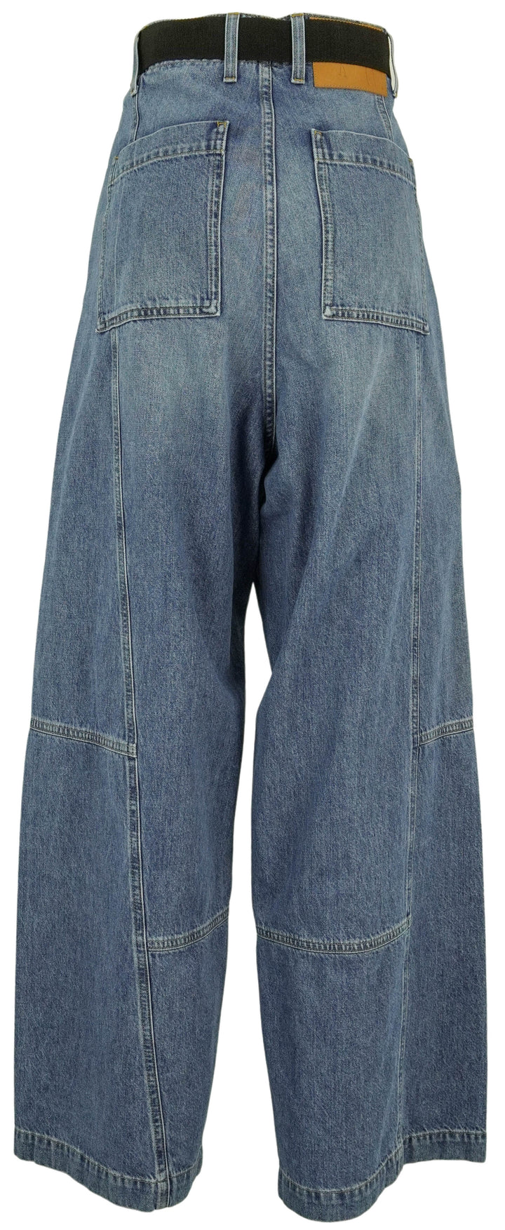 PLAN C Denim Trousers in Indigo - Discounts on PLAN C at UAL