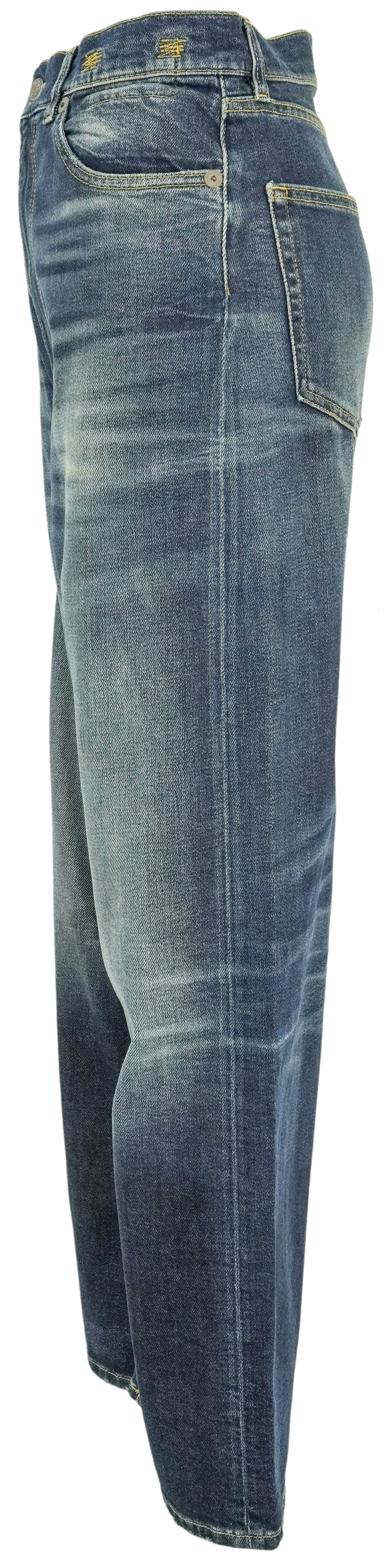 R13 Venti Jean in Ansel Blue - Discounts on R13 at UAL