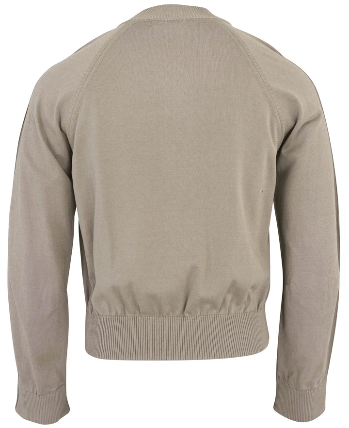 Dries Van Noten Knit Zip-Up Cardigan in Tan - Discounts on Dries Van Noten at UAL