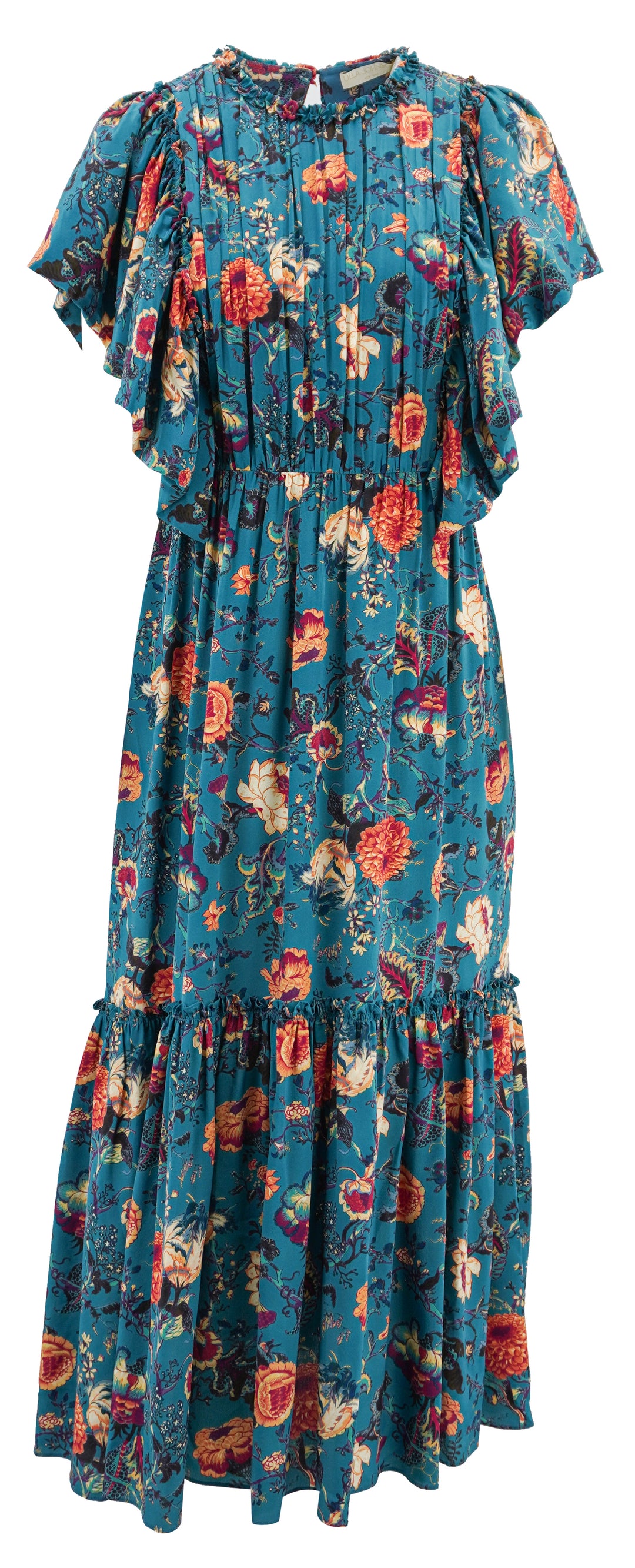 Ulla Johnson Ilaria Silk Dress in Bluette - Discounts on Ulla Johnson at UAL