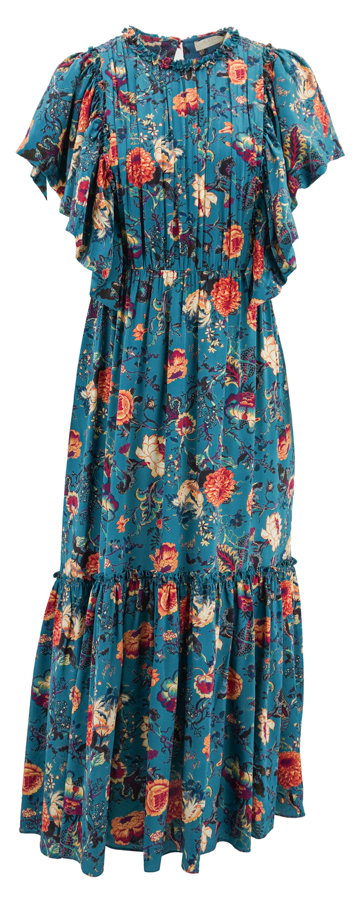 Ulla Johnson Ilaria Silk Dress in Bluette - Discounts on Ulla Johnson at UAL