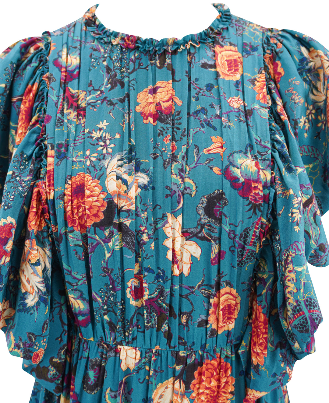 Ulla Johnson Ilaria Silk Dress in Bluette - Discounts on Ulla Johnson at UAL