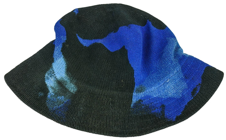 Reinhard Plank Painted Bucket Hat in Black/Blue - Discounts on Reinhard Plank at UAL