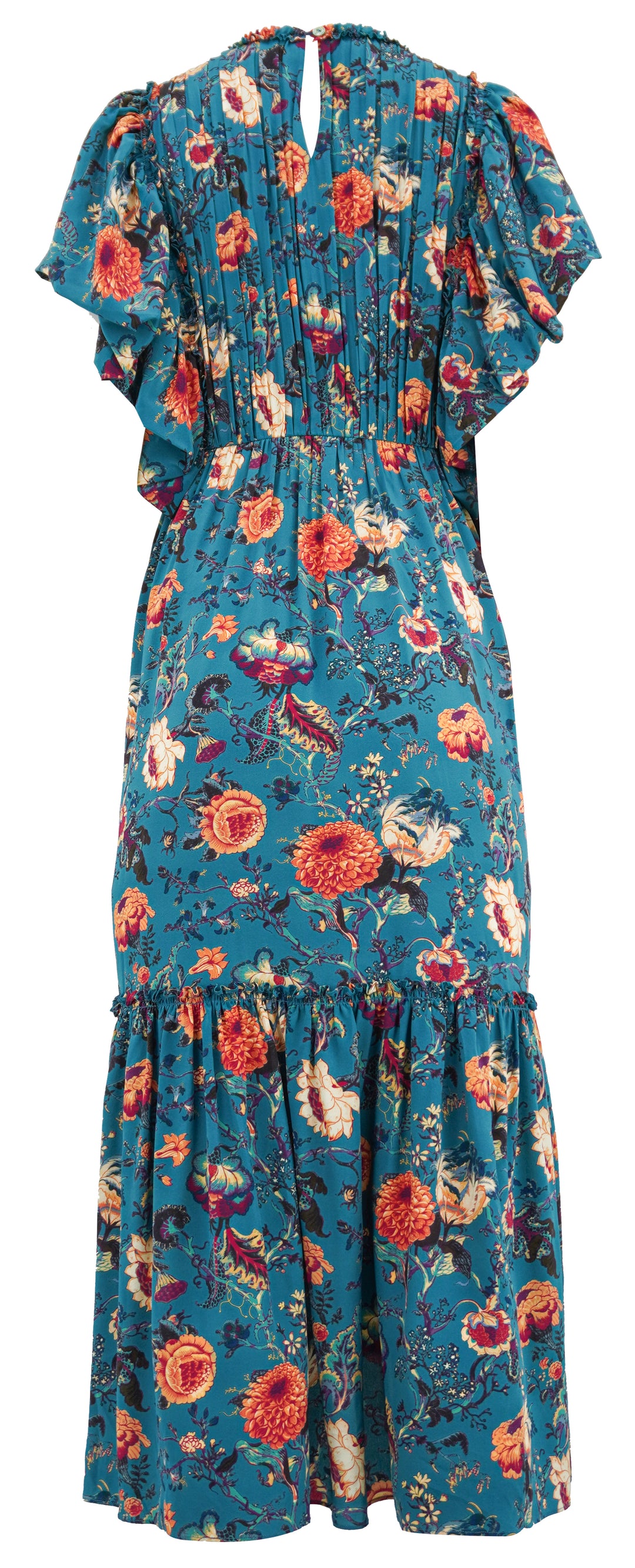 Ulla Johnson Ilaria Silk Dress in Bluette - Discounts on Ulla Johnson at UAL