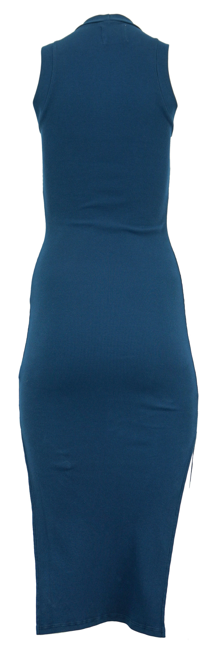 NSF Ribbed Knit Dress in Navy - Discounts on NSF at UAL