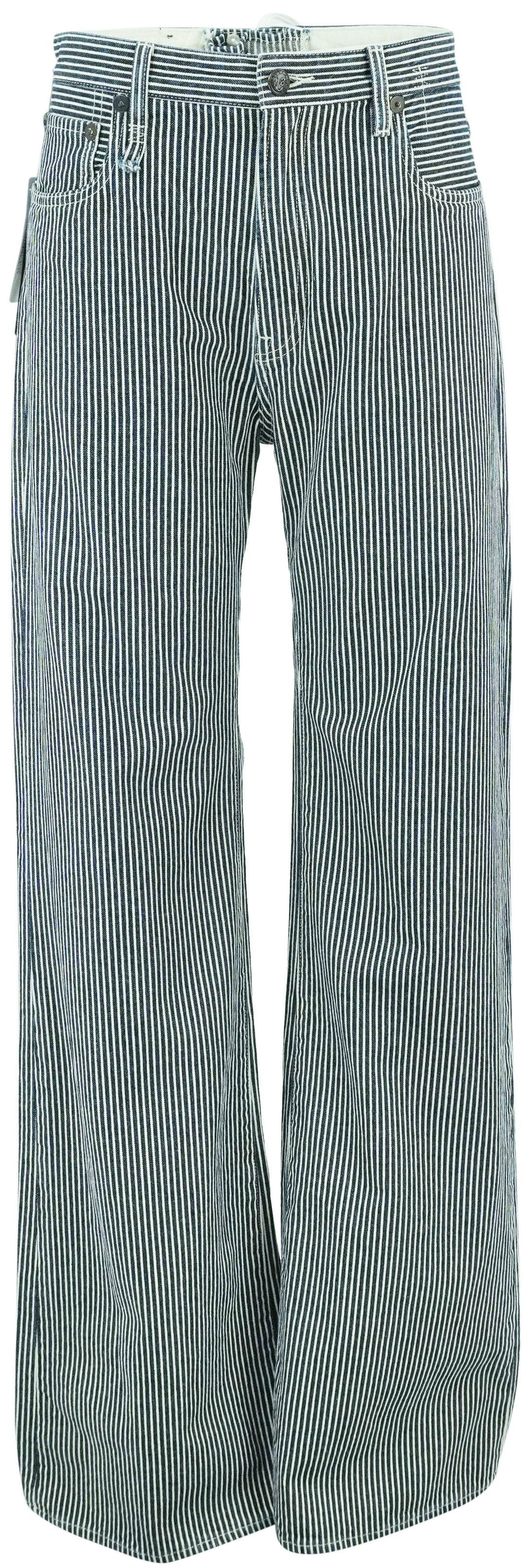 R13 Lace Back Jane Jean in Indigo Railroad - Discounts on R13 at UAL