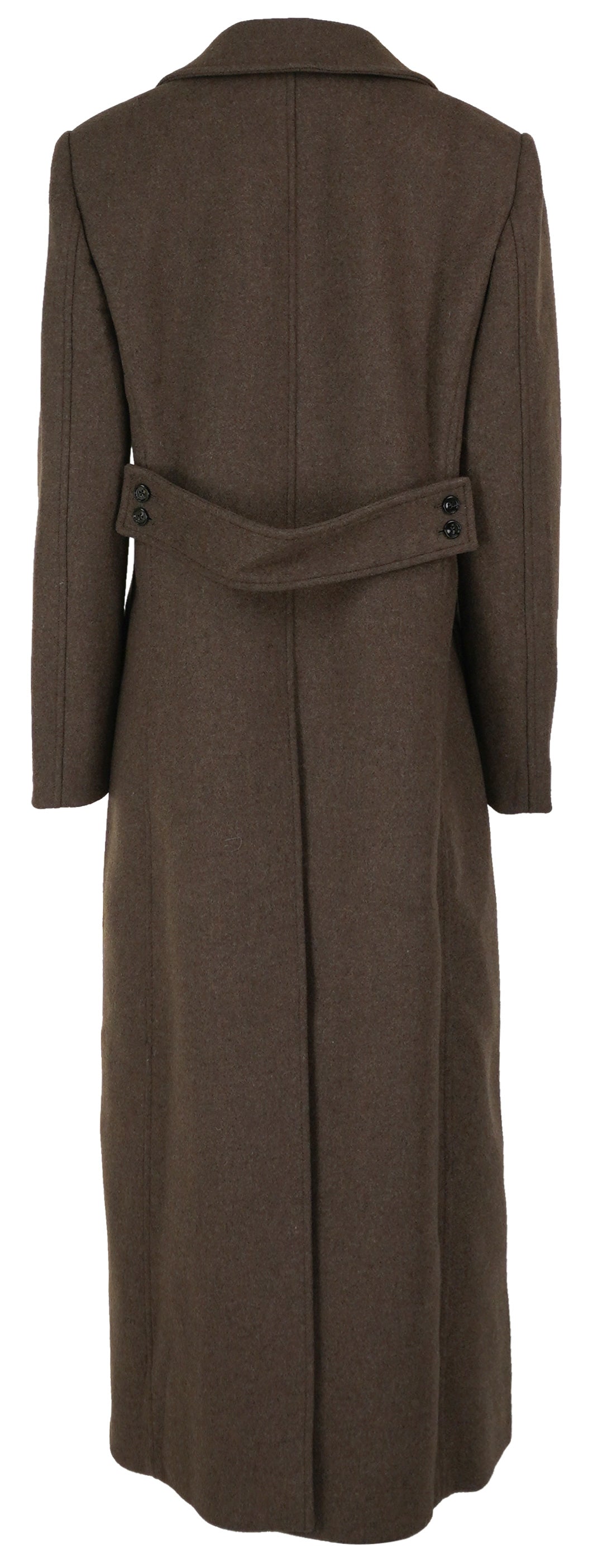 Ann Demeulemeester Agniet Double Breasted Coat in Beaver - Discounts on Ann Demeulemeester at UAL