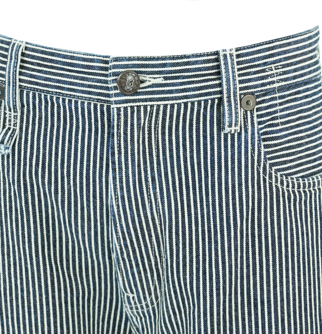R13 Lace Back Jane Jean in Indigo Railroad - Discounts on R13 at UAL