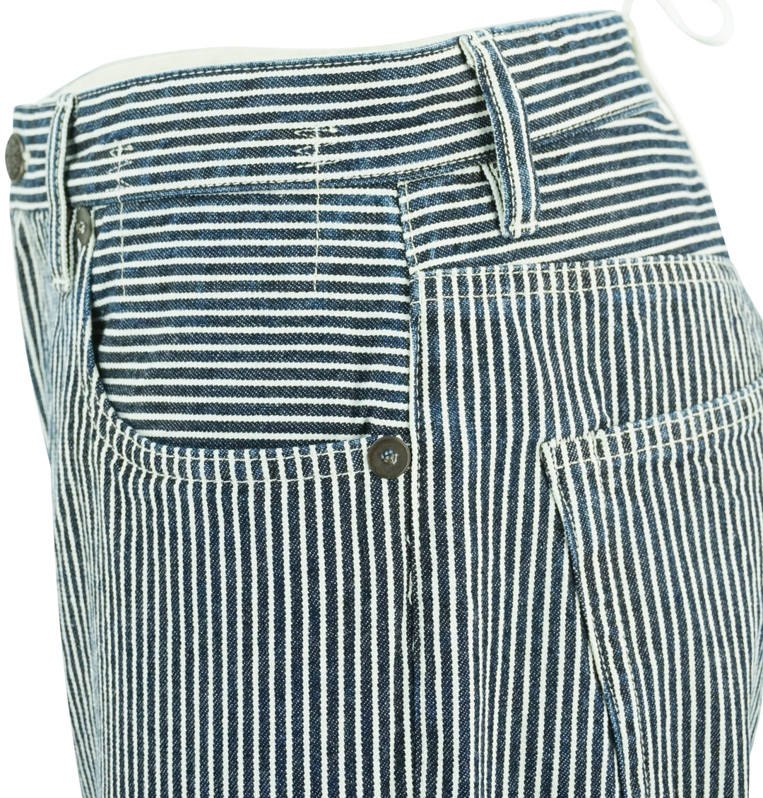 R13 Lace Back Jane Jean in Indigo Railroad - Discounts on R13 at UAL