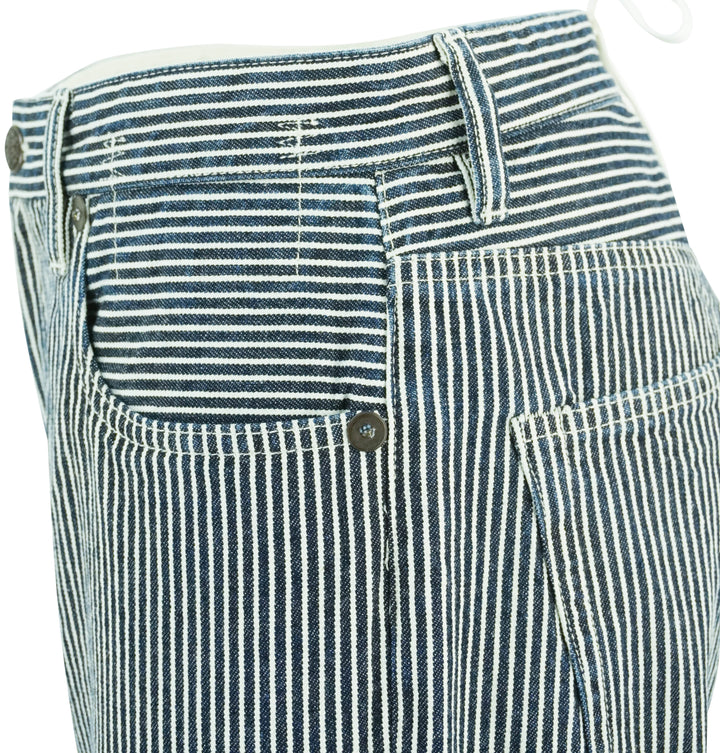 R13 Lace Back Jane Jean in Indigo Railroad - Discounts on R13 at UAL