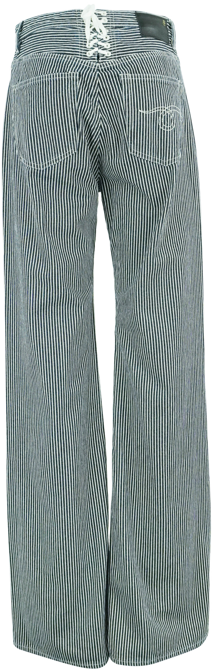 R13 Lace Back Jane Jean in Indigo Railroad - Discounts on R13 at UAL