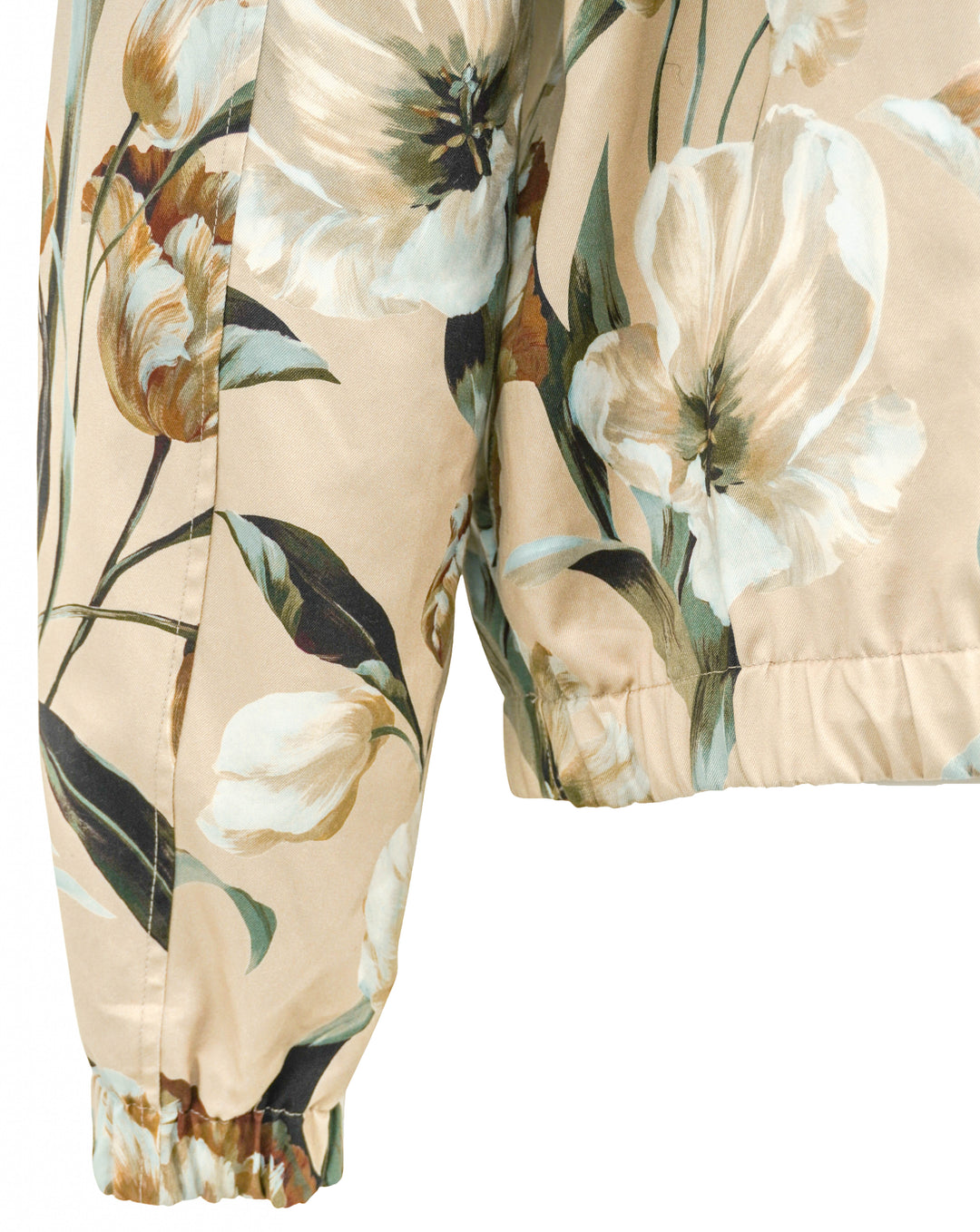 Dolce & Gabanna Reversible Floral Print Jacket in Beige Multi - Discounts on Dolce & Gabbana at UAL