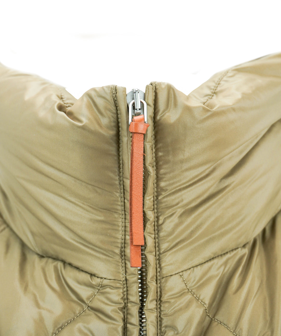 Jil Sander Quilted Puffer Jacket in Beaver - Discounts on Jil Sander at UAL