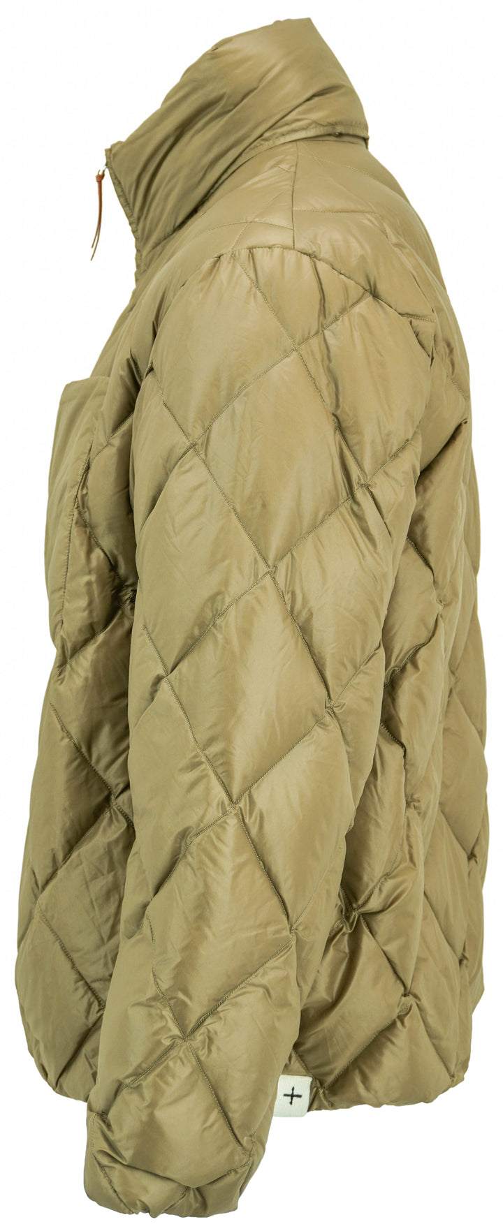 Jil Sander Quilted Puffer Jacket in Beaver - Discounts on Jil Sander at UAL