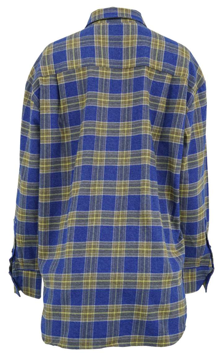 Wear Cissa Daily Shirt in Blue/Yellow Plaid - Discounts on Wear Cissa at UAL